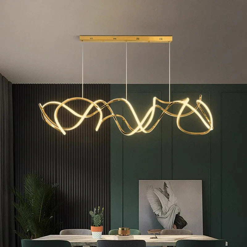 Afralia™ Modern LED Pendant Light Chandeliers for Living Room Dining Room Indoor Lighting