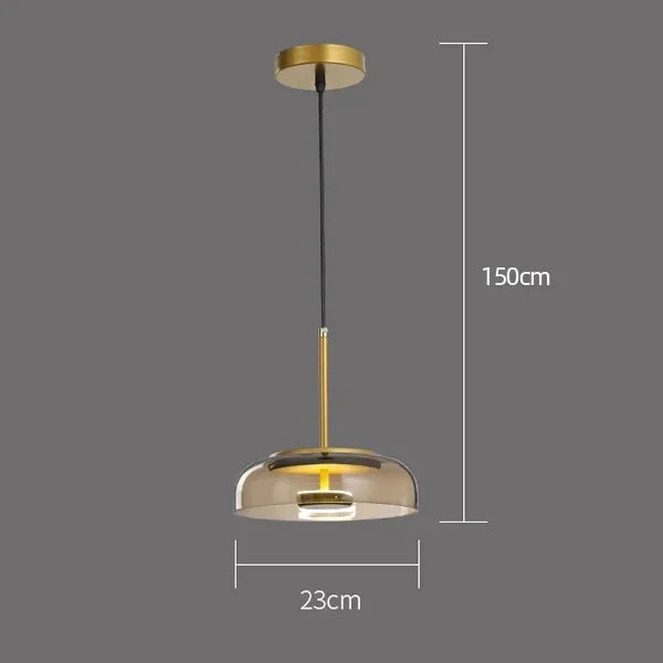 Afralia™ Modern Nordic Glass Pendant Lights for Dining Room Kitchen Bar Bedside