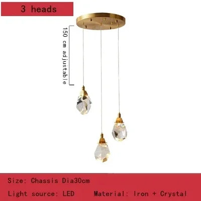 Afralia™ Crystal Chandelier Pendant Lights for Elegant Home Decor