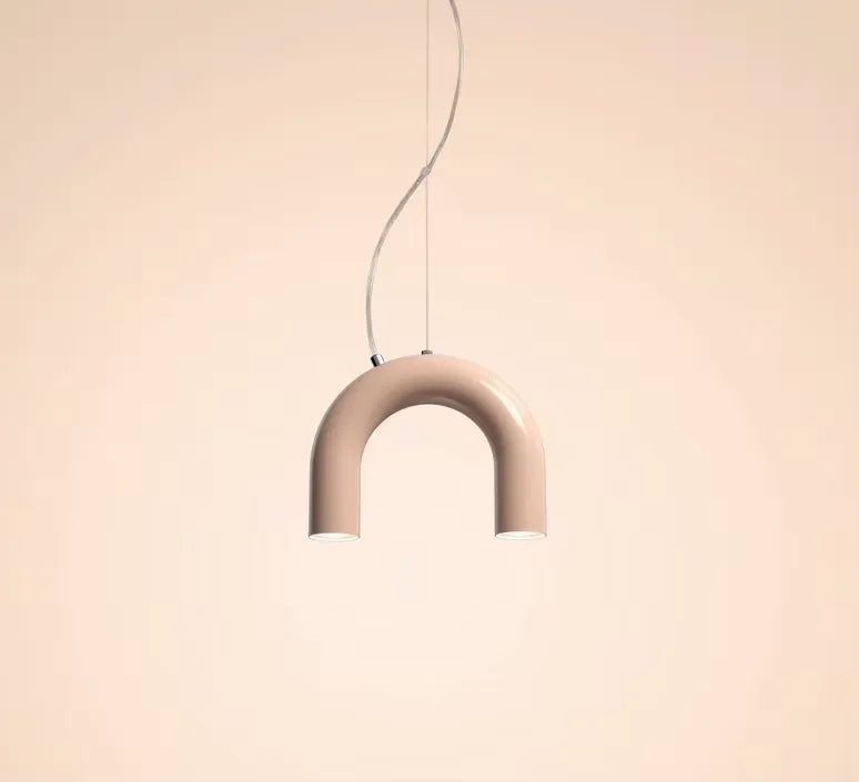 Afralia™ U-Shaped LED Chandelier: Modern Nordic Arch Pendant Lamp for Bar, Dining Room, and Kitchen Decor
