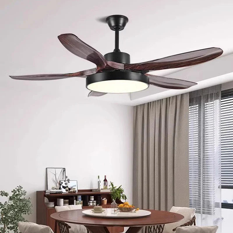 Afralia™ LED Indoor Ceiling Fan Lights for Living, Bedroom, Dining Room