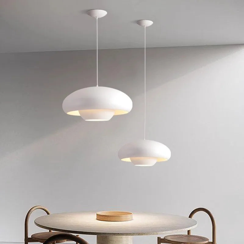 Afralia™ Nordic LED Mushroom Pendant Lamp for Home, Bedroom, Dining, Living room, Study, Bar