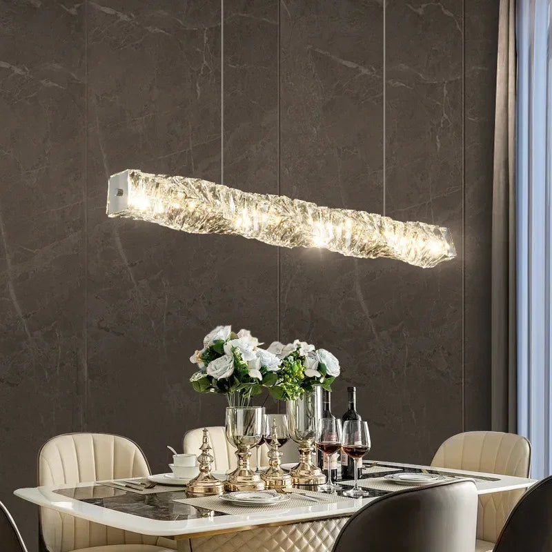 Afralia™ Crystal LED Ceiling Chandelier: Modern Luxury Living Room Wall Lamp
