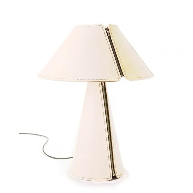 Modern Minimalist Leather Table Lamp by Afralia™ - Nordic Design, Study Bedroom Desk Lamp