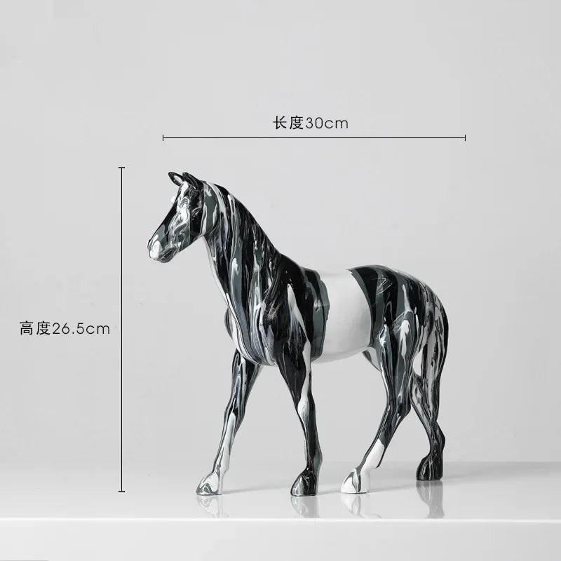Afralia™ Animal Resin Statue Collection: Abstract Horse Cow French Bullfighting Dog Sculpture