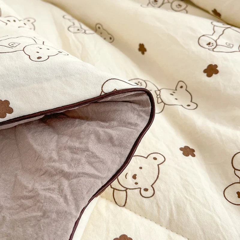 Afralia™ Breathable Double Gauze Queen Quilt with Soya Fibre Filling