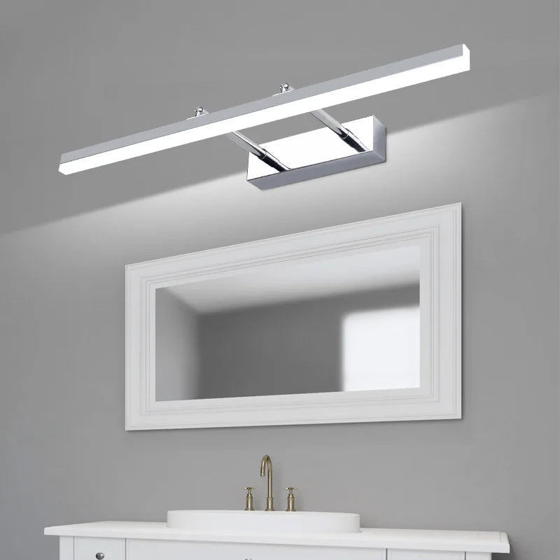 Afralia™ LED Mirror Light Wall Lamp, Modern Bathroom Lighting, 60cm 80cm