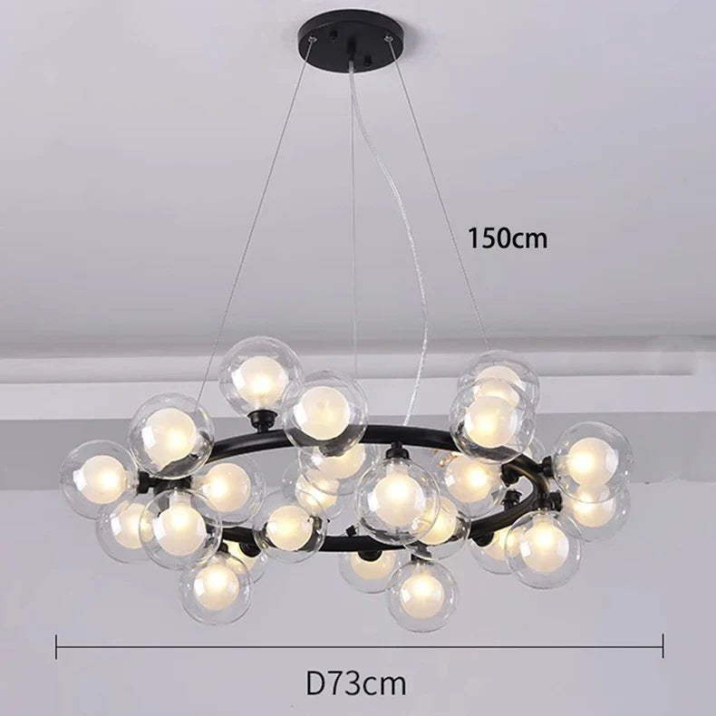 Afralia™ Modern LED Pendant Chandeliers for Indoor Living Room & Dining Room Lighting