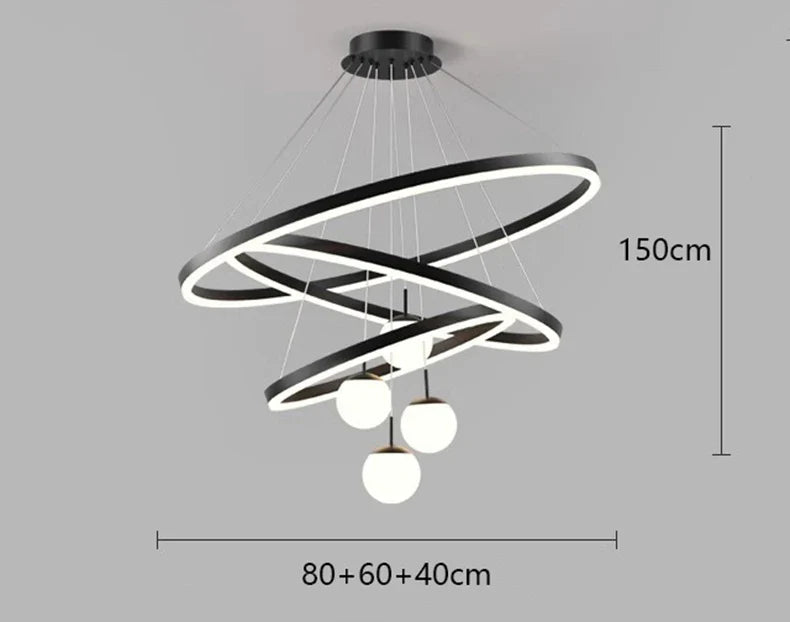 Afralia™ Modern LED Branch Chandelier for Living Room, Staircase, and Entrance Hall
