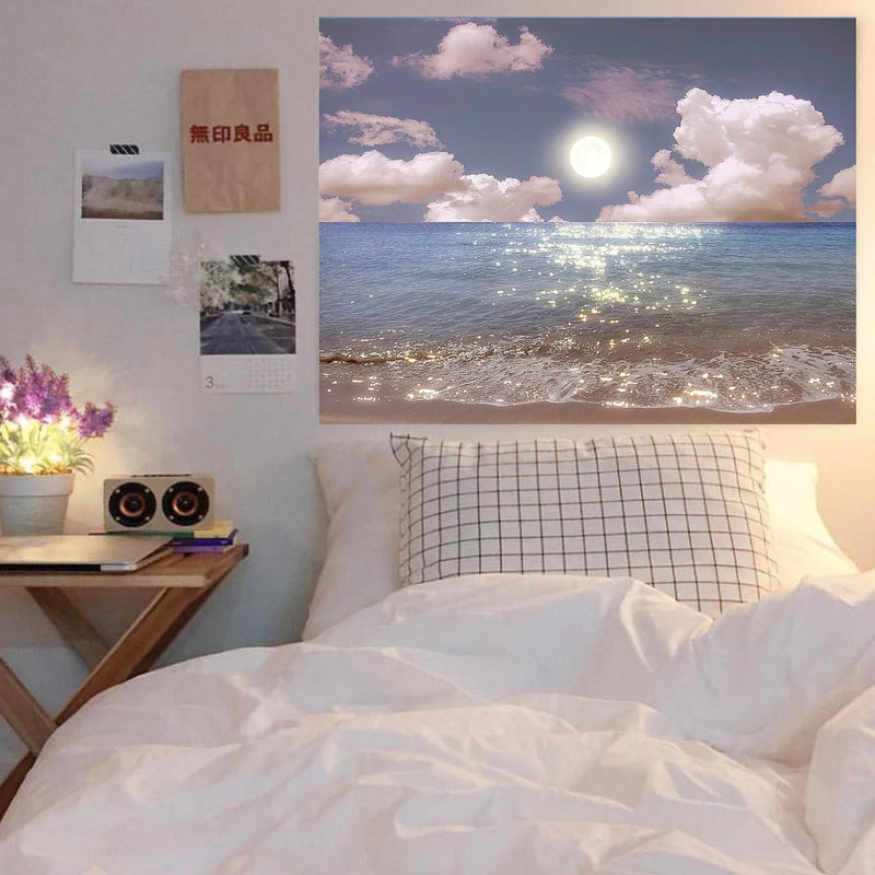 Afralia™ Dreamy Window Scenery Tapestry Wall Hanging for Room Decor