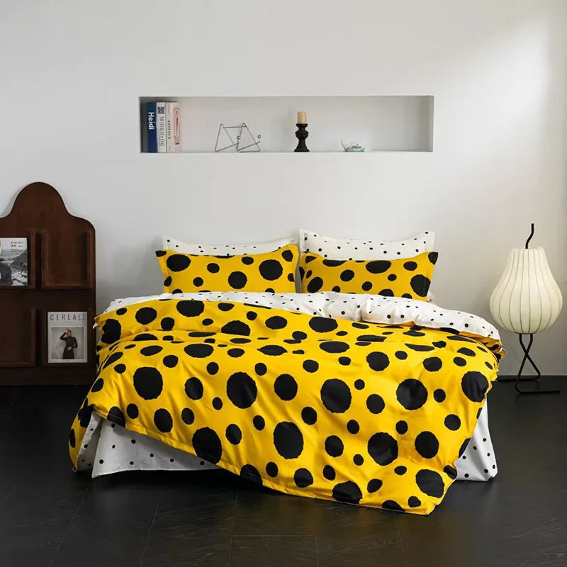 Afralia™ Pattern Printed Duvet Cover Set with 2 Pillowcases in Various Sizes