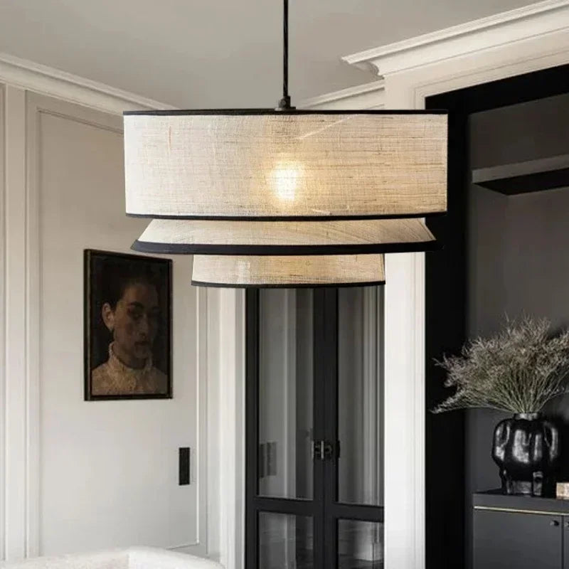 Afralia™ Nordic Wabi Sabi Pendant Lamps Chandelier Lighting Home Decor LED Luminaire