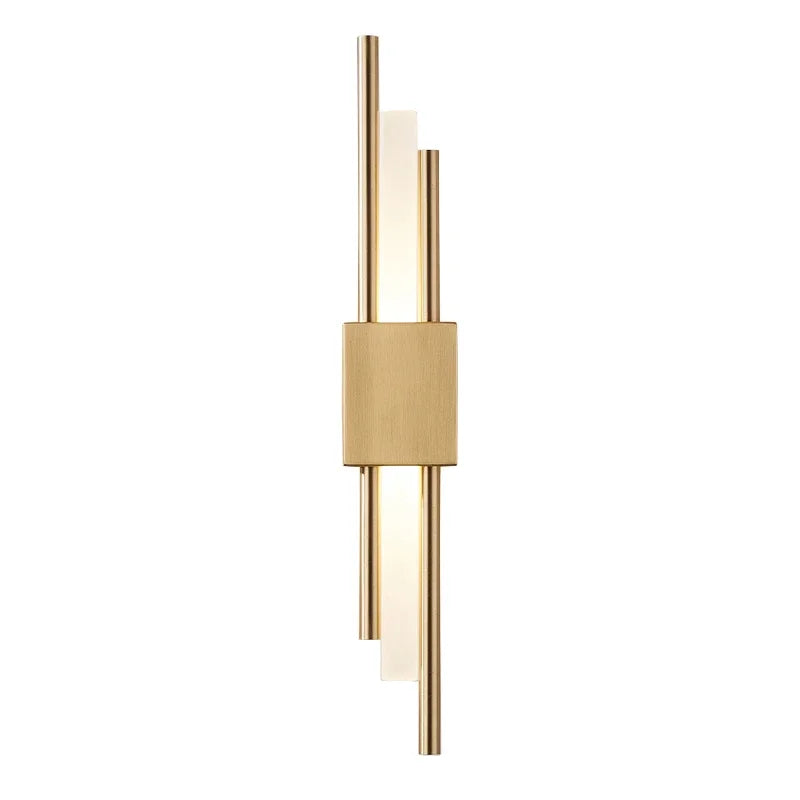 Afralia™ Gold LED Wall Sconce | Modern Nordic Bedroom Living Room Indoor Lighting