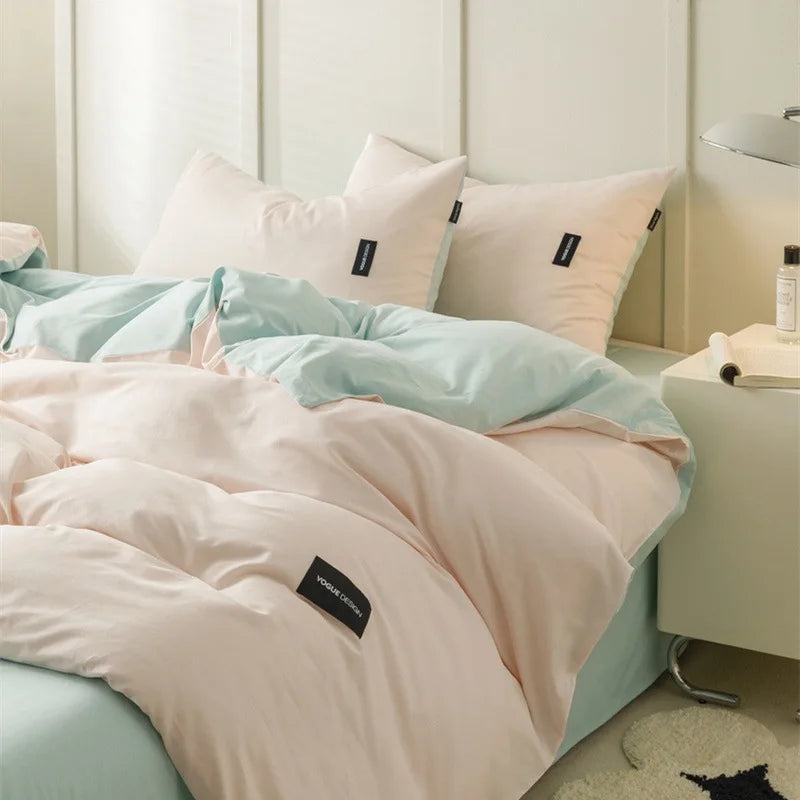 Afralia™ Cotton Bedding Set Super Soft Comforter All Season Home Textile