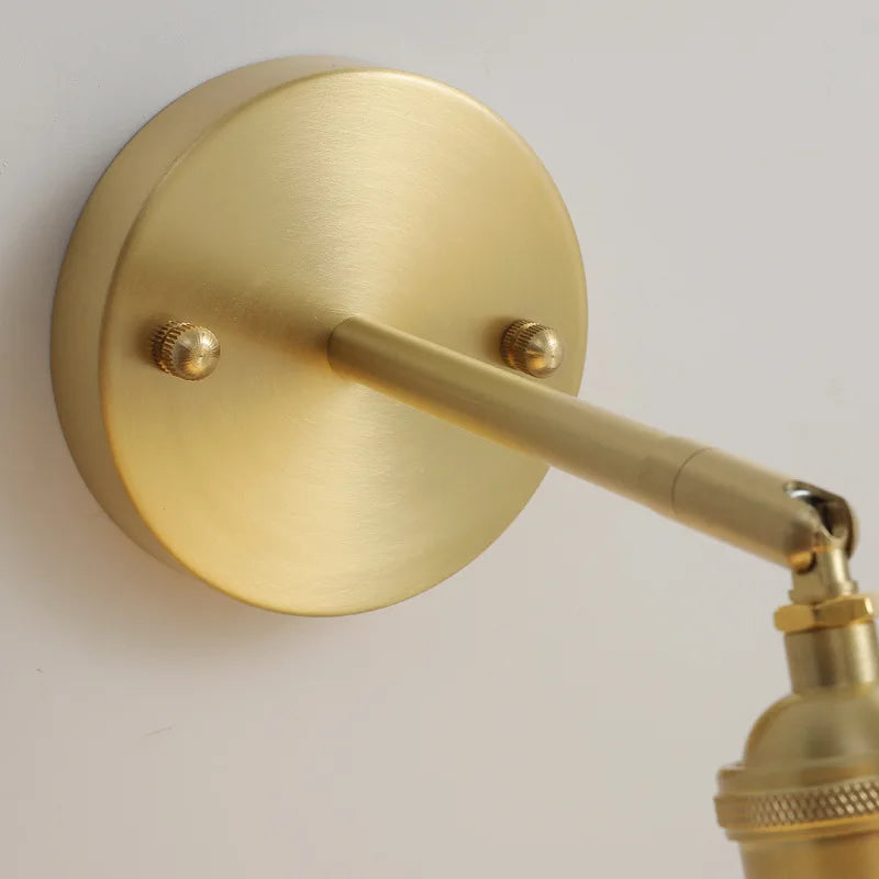 Afralia™ Ceramic LED Wall Lamp Pull Chain Bedroom Bathroom Mirror Light