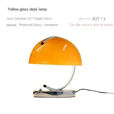 Afralia™ Small Orange Table Lamp: Modern Minimalist Bedroom Light