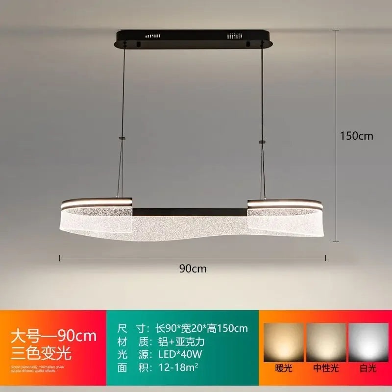 Afralia™ Modern LED Pendant Light Chandeliers for Living and Dining Room Lighting