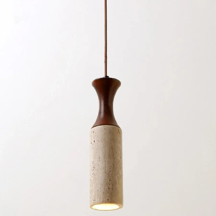 Afralia™ Wood Ball LED Pendant Lights: Nordic Modern Hang Lamp for Living Room