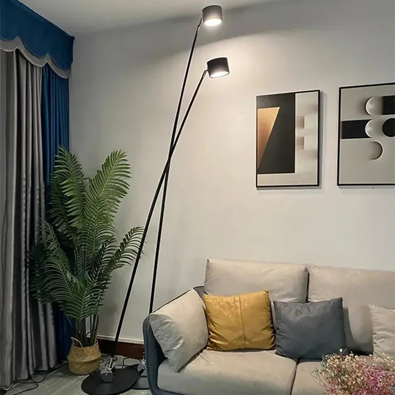 Afralia™ Nordic Design LED Floor Lamp for Home Decor Lighting