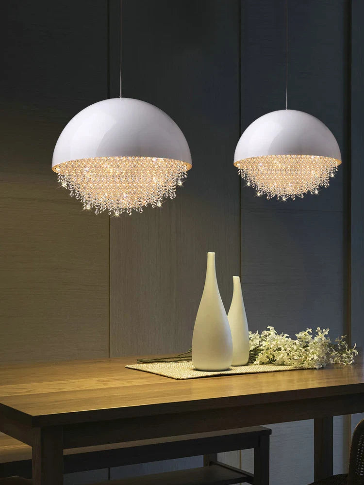 Afralia™ Crystal Chandelier: Nordic Luxury Lighting for Living Room, Bedroom, and Dining Area