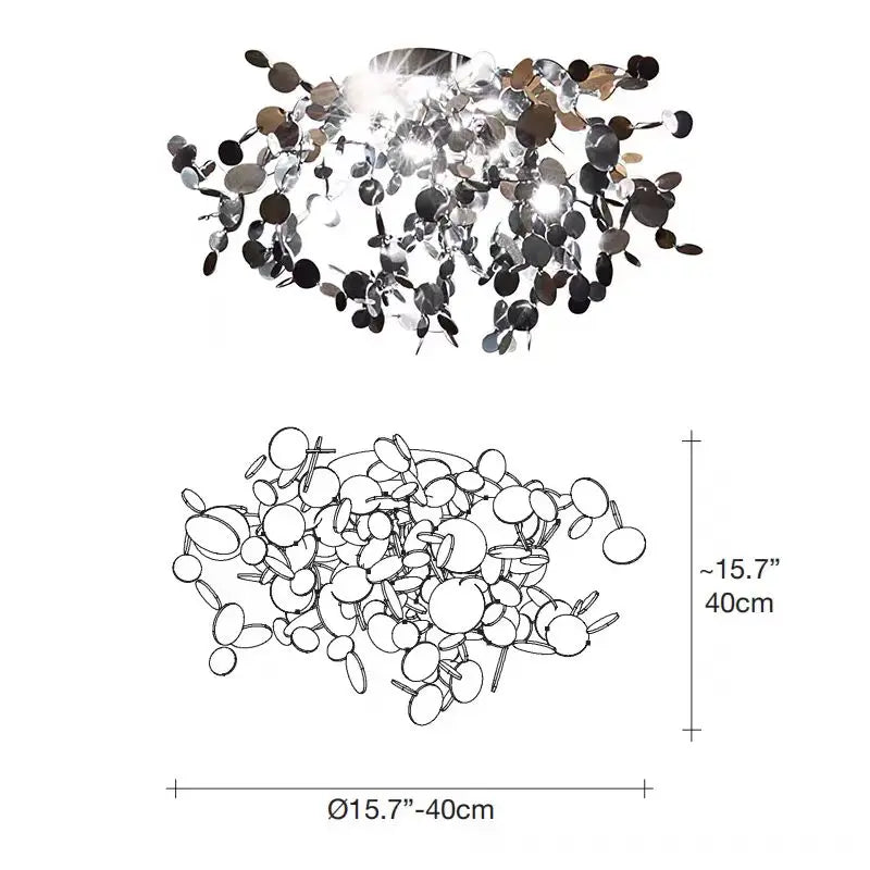 Afralia™ Gold LED Ceiling Pendant Light Fixture for Home Decoration and Modern Living