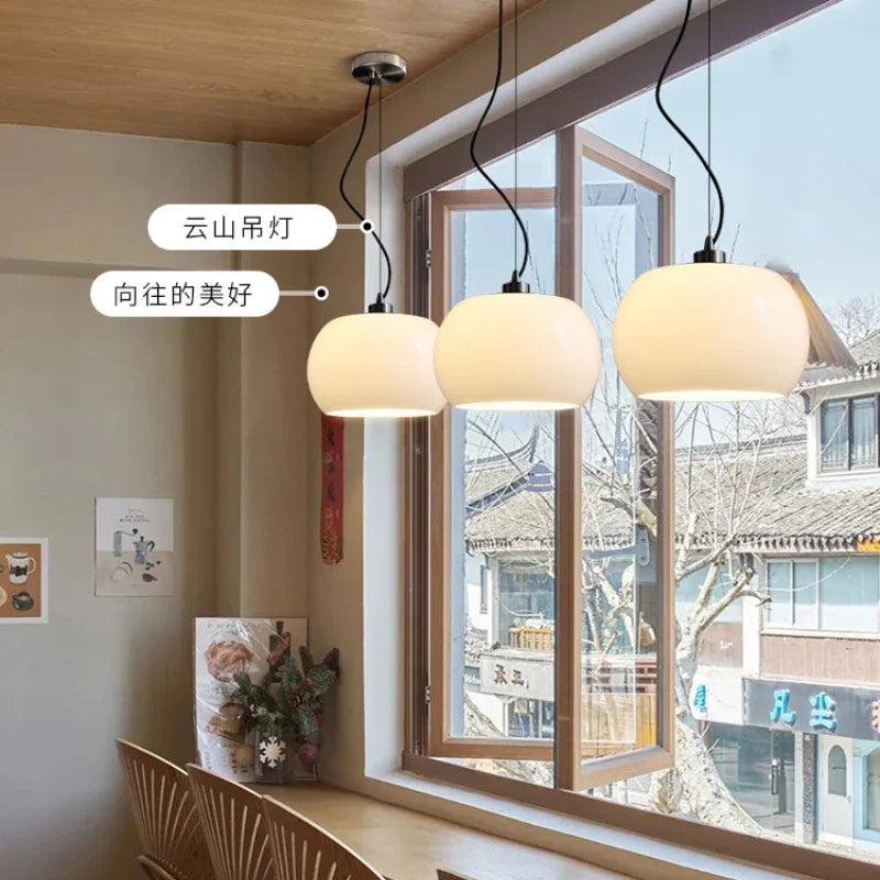 Afralia™ Glass Pendant Lights - Vintage Nordic Restaurant Luminaires
