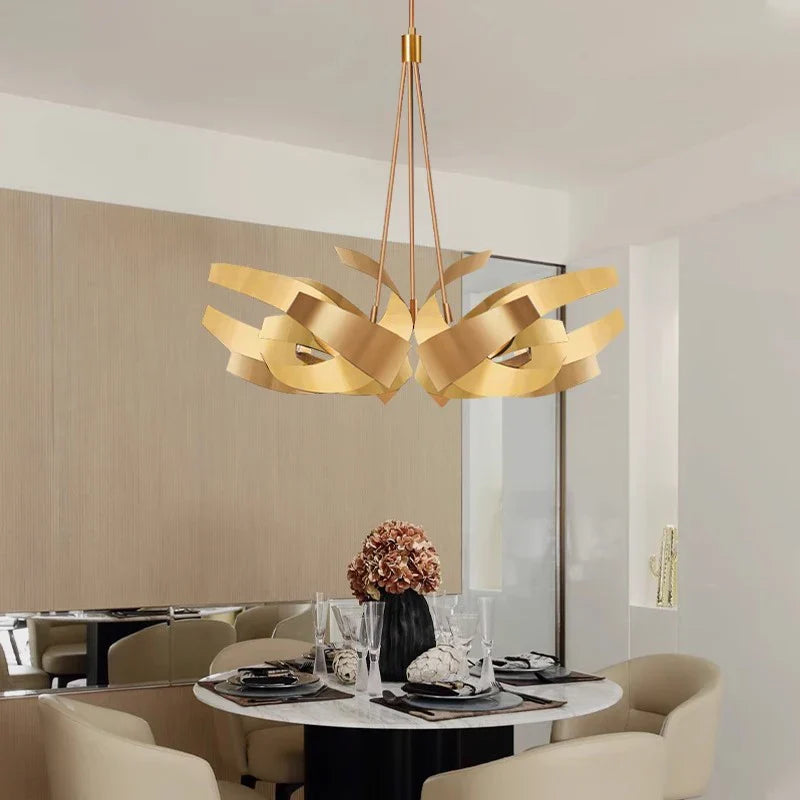 Afralia™ Modern LED Pendant Light Chandeliers for Living Room and Dining Room