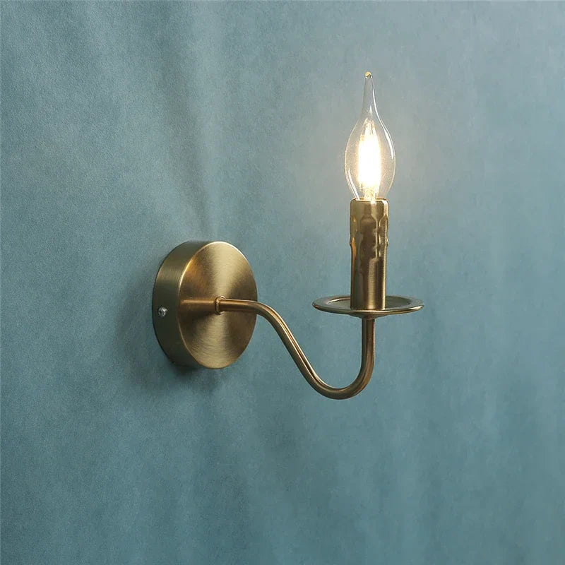 Afralia™ Nordic Vintage Loft Sconce Wall Lights for Bedside Bedroom Reading