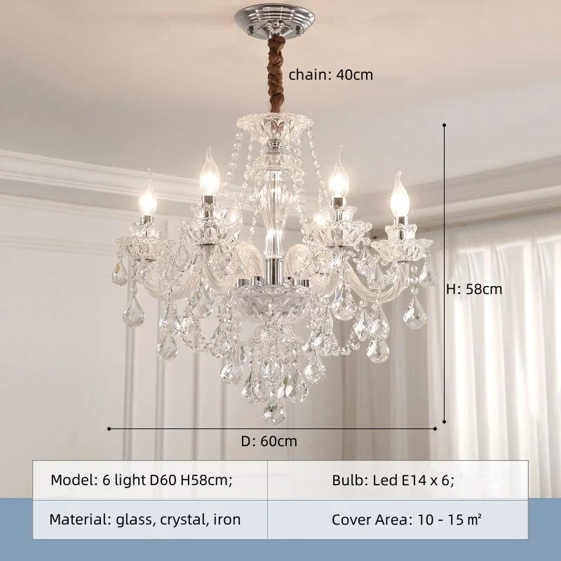 Afralia™ White Glass Chandelier with LED Lights for Living Room and Bedroom