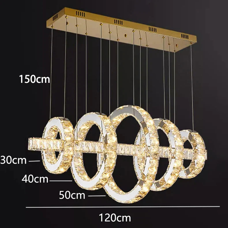 Afralia™ Modern Pendant Chandelier - Dining Room Hanging Ceiling Light