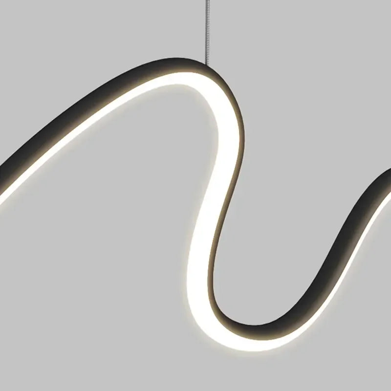 Afralia™ Modern Luxury Chandelier Light Strip for Dining Room & Bar Table