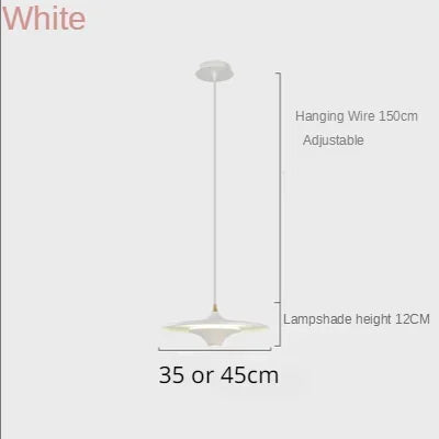 Afralia™ Nordic UFO LED Chandelier: Stylish Dining Table Hanging Lamp for Home Decor & Lighting