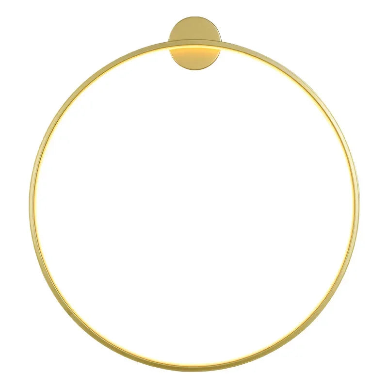 Afralia™ LED Circle Wall Lights for Living Room Bedroom Modern Decoration