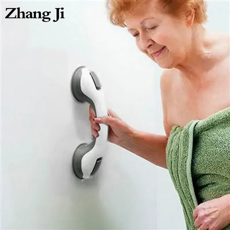 Afralia™ Bathroom Safety Grab Bar Handle for Elderly - Suction Cup Handrail