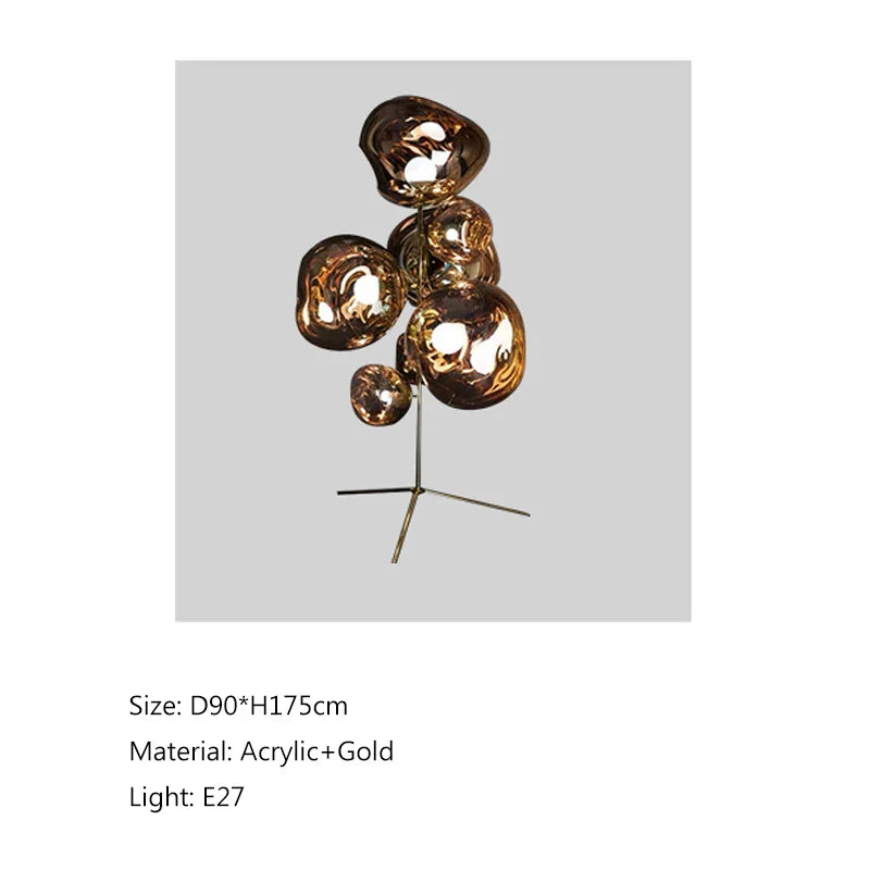 Afralia™ LED Lava Floor Lamp Nordic Minimalist Indoor Lighting Room Bedroom Standing Light