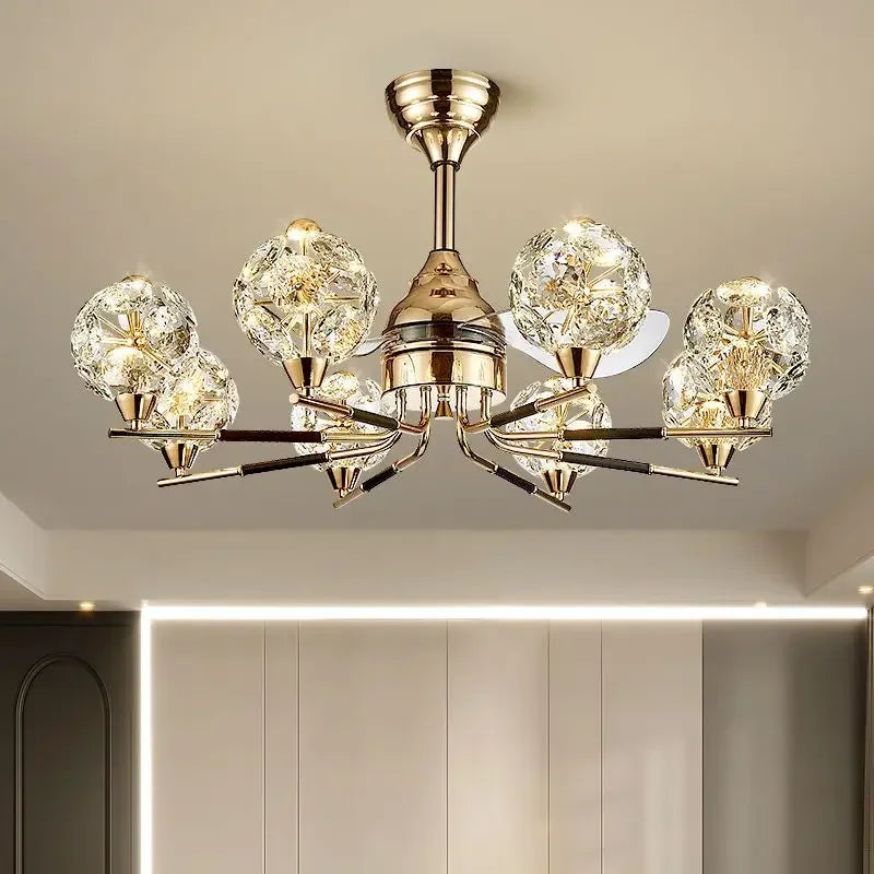 Afralia™ Crystal Luxury Chandelier Pendant Light for Dining & Living Room