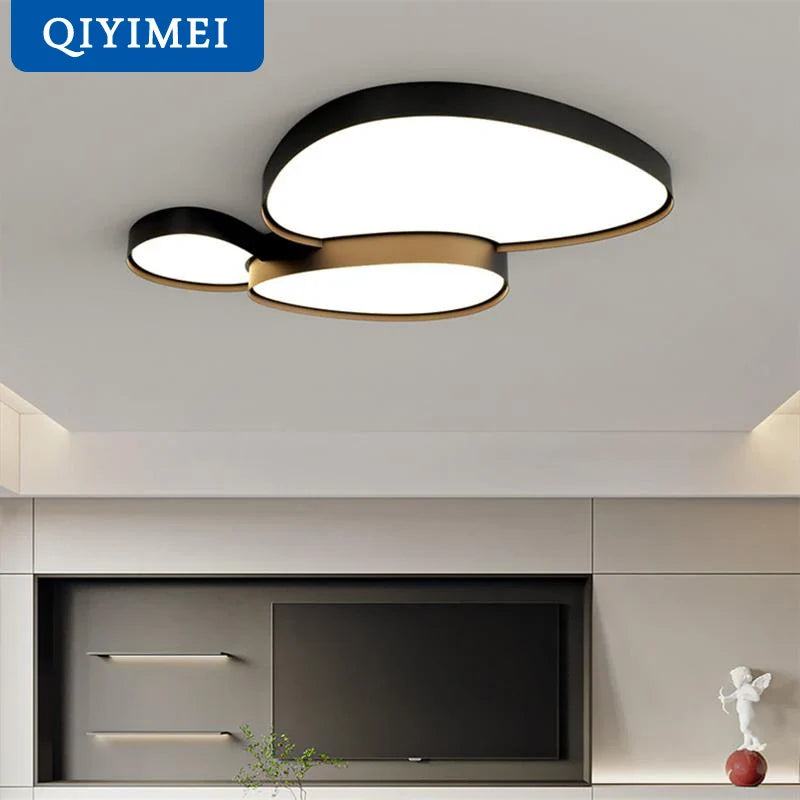 Afralia™ Modern LED Chandelier Luster for Bedroom Hall Study Room Decoration Lighting