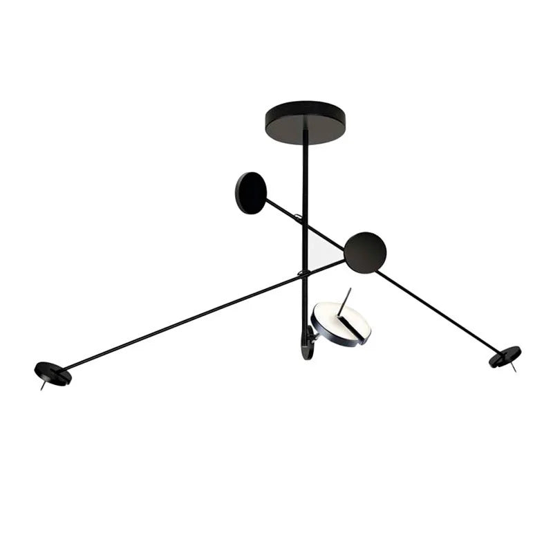Afralia™ Minimalist Rotatable LED Chandelier: Nordic Design for Bedroom, Dining Room, Kitchen