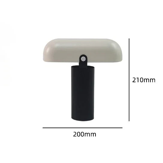 Afralia™ LED Rechargeable Table Lamp Touch Switch Minimalist Modern Light for Bedroom, Living Room