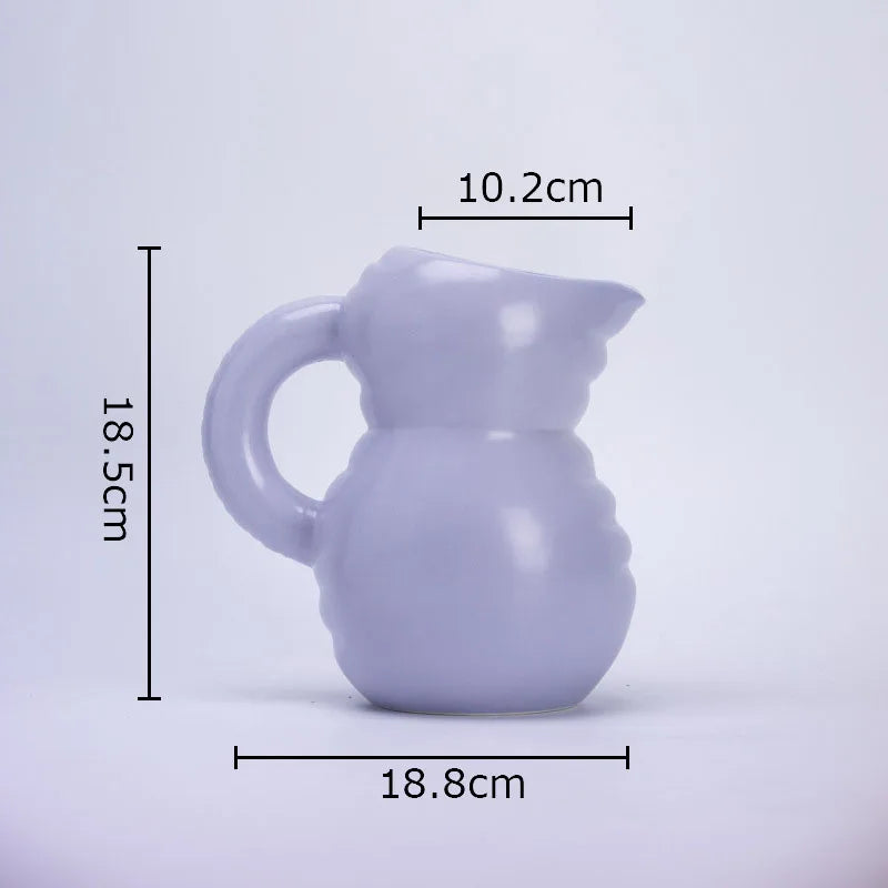 Afralia™ Multicolour Ceramic Vase for Modern Room Decor