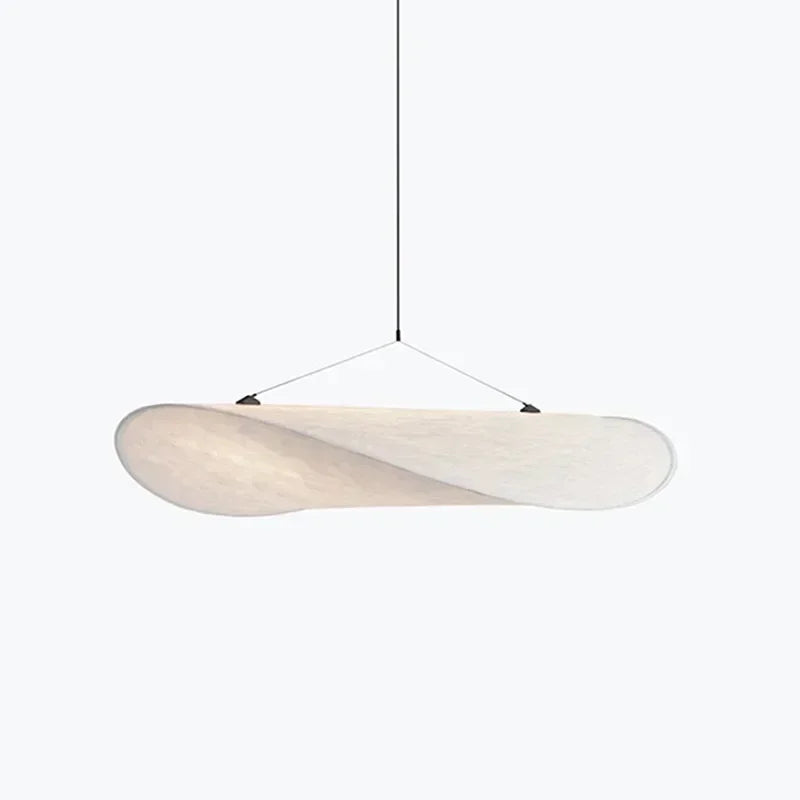 Afralia™ Silk LED Ceiling Chandelier - Handmade Pendant Hanging Lamp for Living Room