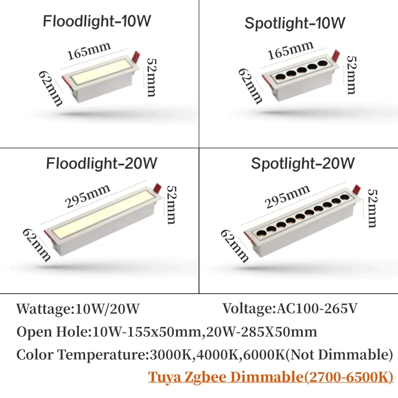 Afralia™ Smart Zigbee LED Downlight for Alexa Google Home