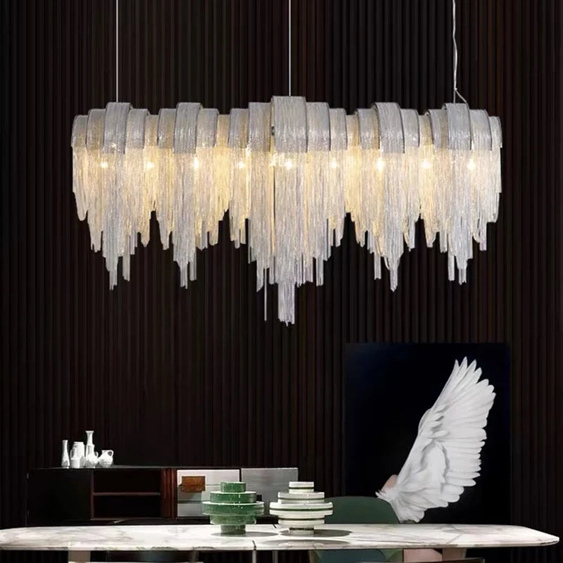 Afralia™ Nordic Dining Pendant Light Chandelier for Indoor Ceiling Lighting