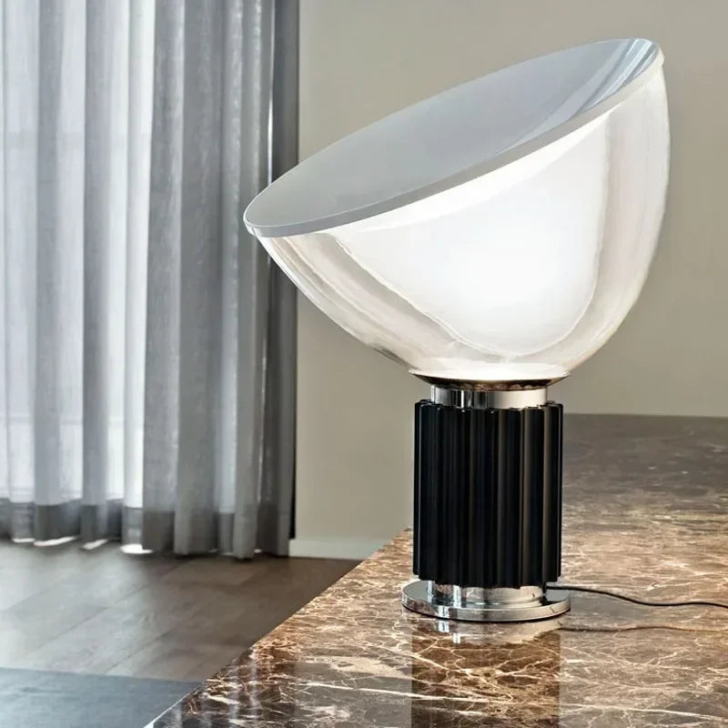 Afralia™ Radar Glass Table Lamp | Stylish Italian Designer Light for Home Decor
