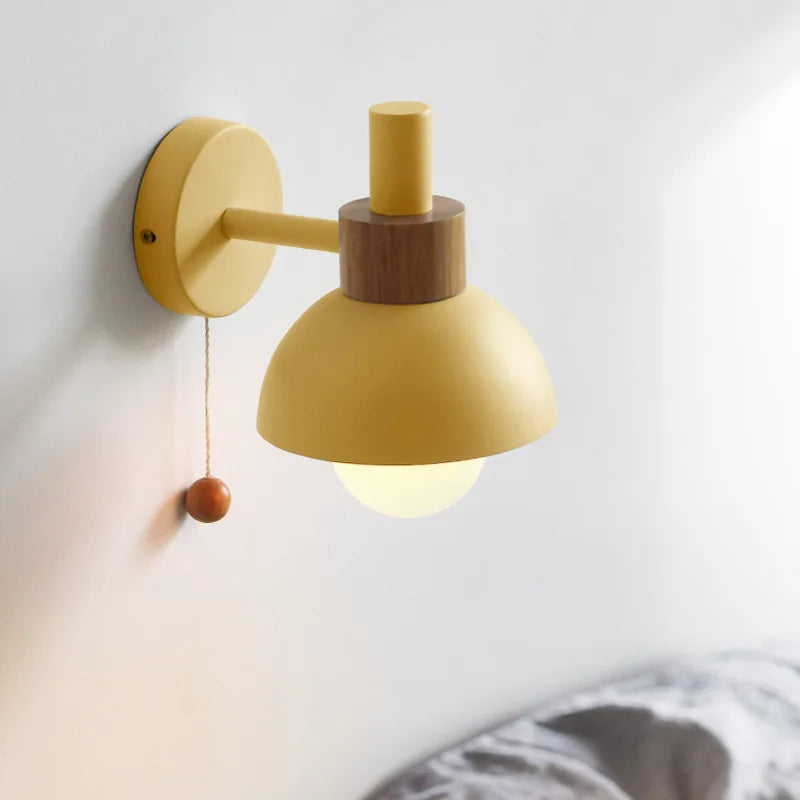 Afralia™ Nordic Macaron Children's LED Wall Lamp for Home Indoor Lighting