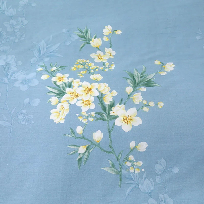 Afralia™ Printed Cotton Bedding Set, 4-Piece Universal Duvet Cover Kit, Cozy Home Textiles