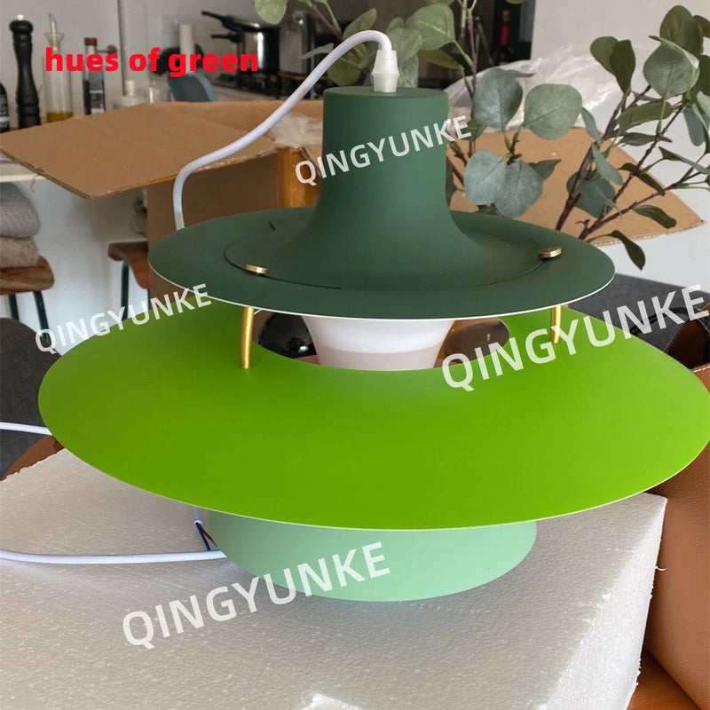 Afralia™ UFO 50 Pendant Light: High-Quality LED Hanging Lamp for Home & Kitchen