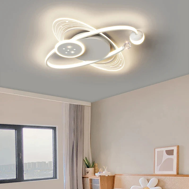 Afralia™ Modern Luxury Starlight LED Ceiling Light for Living Room, Bedroom, Kitchen