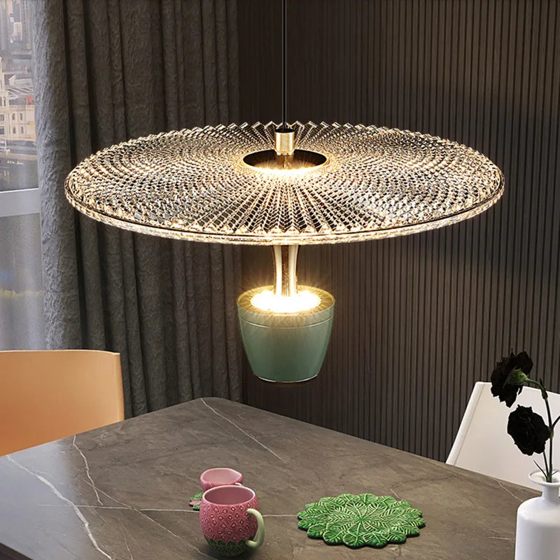 Afralia™ Nordic LED Chandelier Pendant Lamp for Bedroom Dining Kitchen Living room