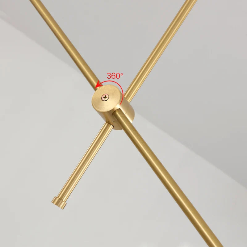 Afralia™ Magic Bean Iron Chandelier: Modern Nordic LED Fixture for Living Room & Bedroom